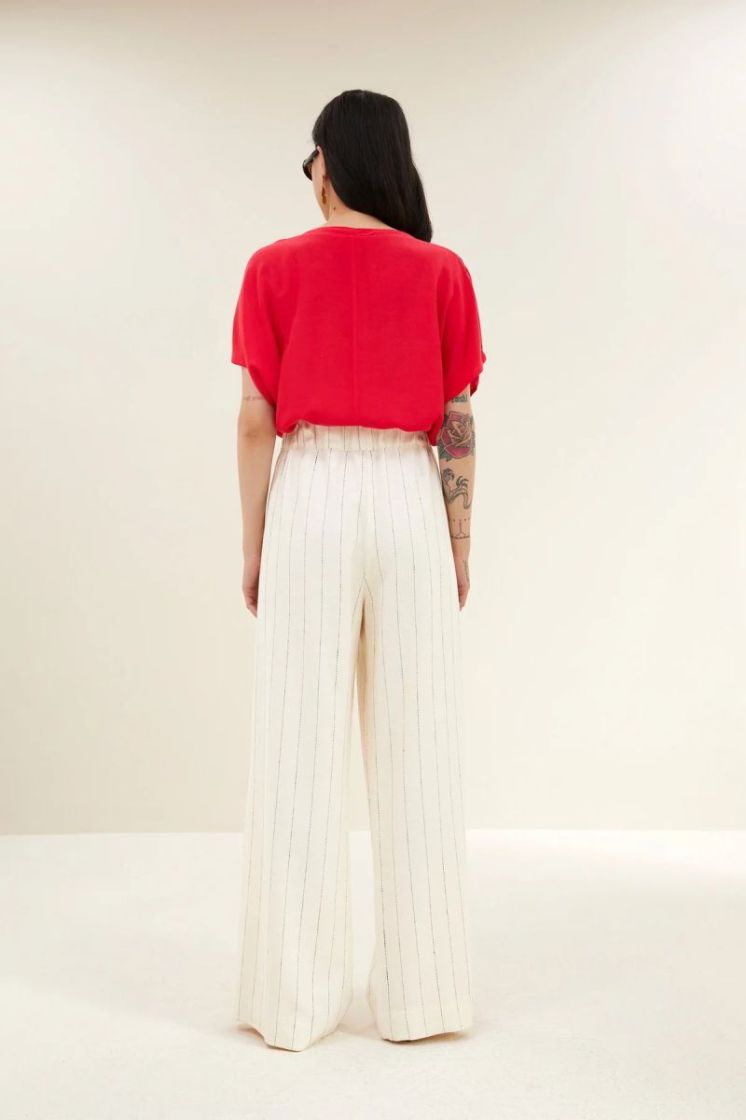Benji black thin stri