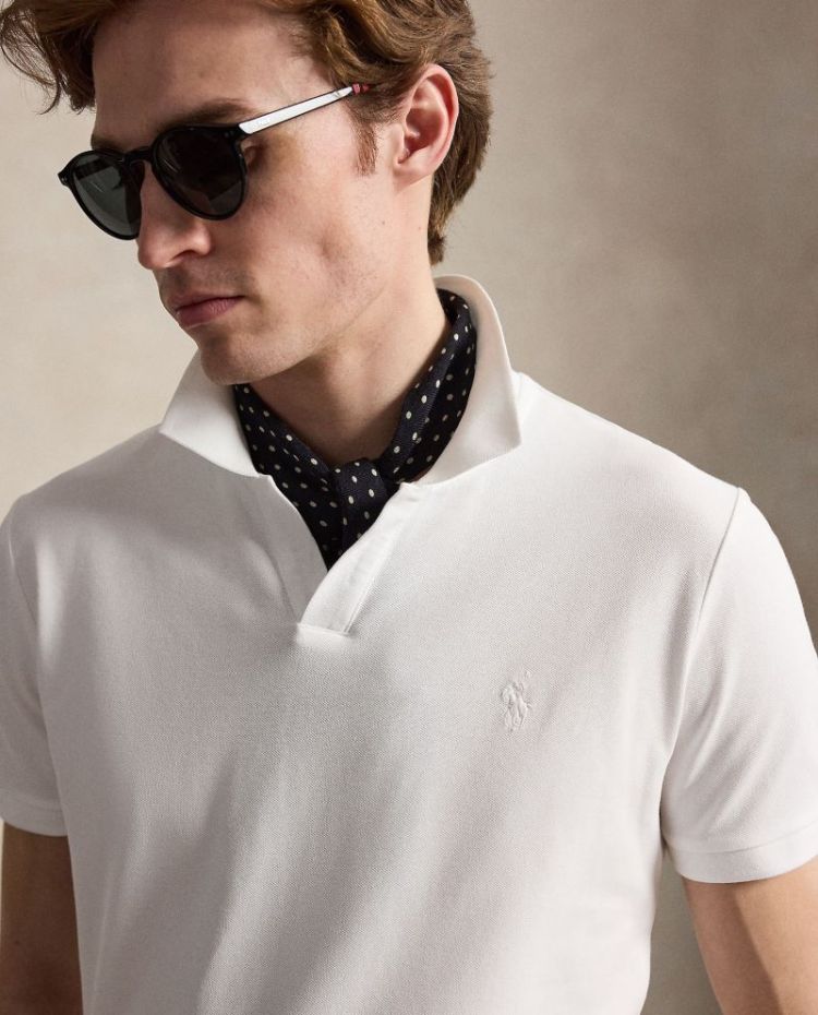 Custom slim fit stretch mesh 002 WHITE/C1730