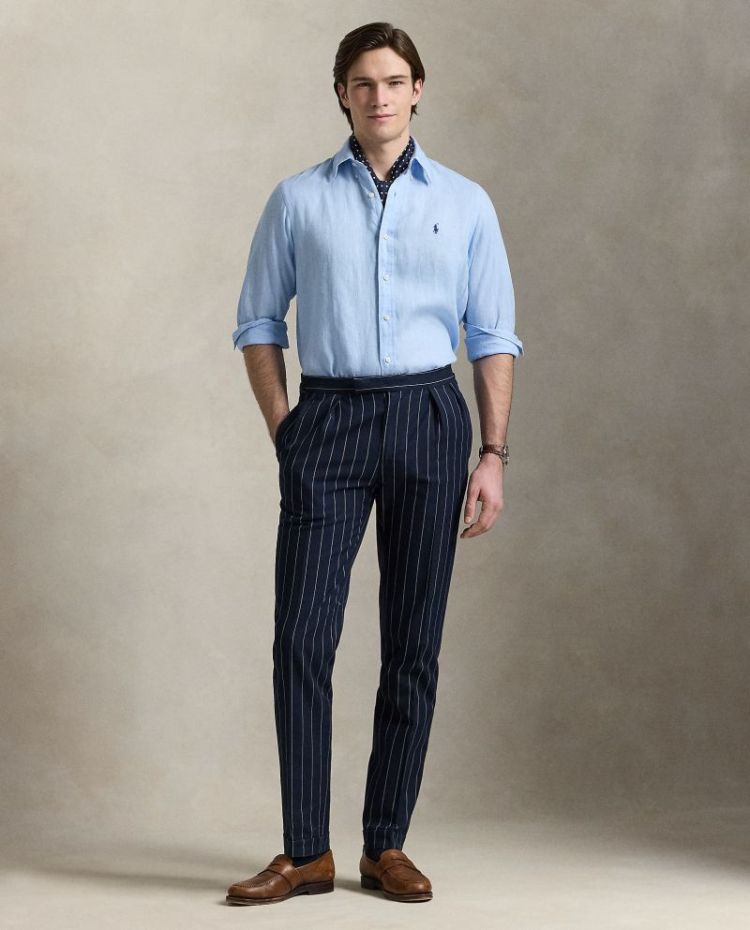 Custom fit linen 008 OFFICE BLUE