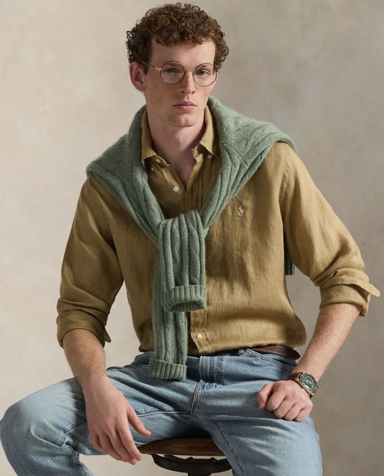 Custom fit linen 511 CAFE TAN