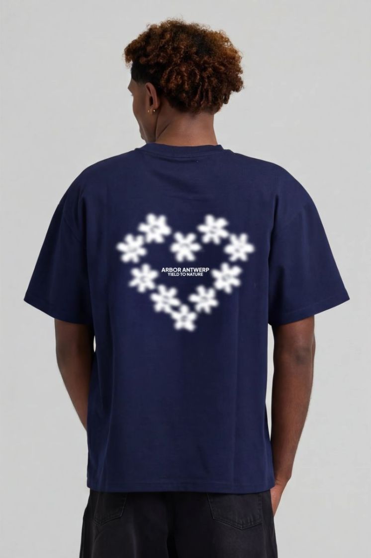 Faded flower blue Blue