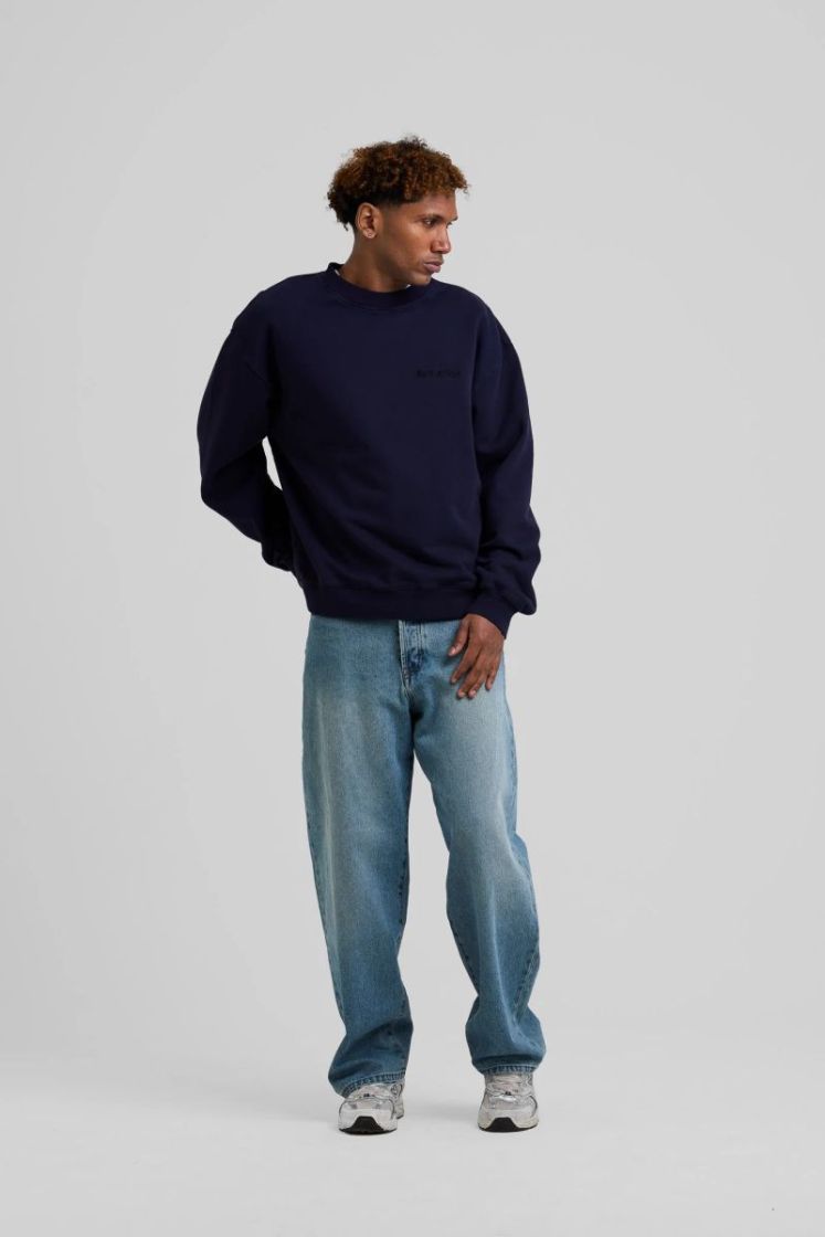Big application crewneck Blue