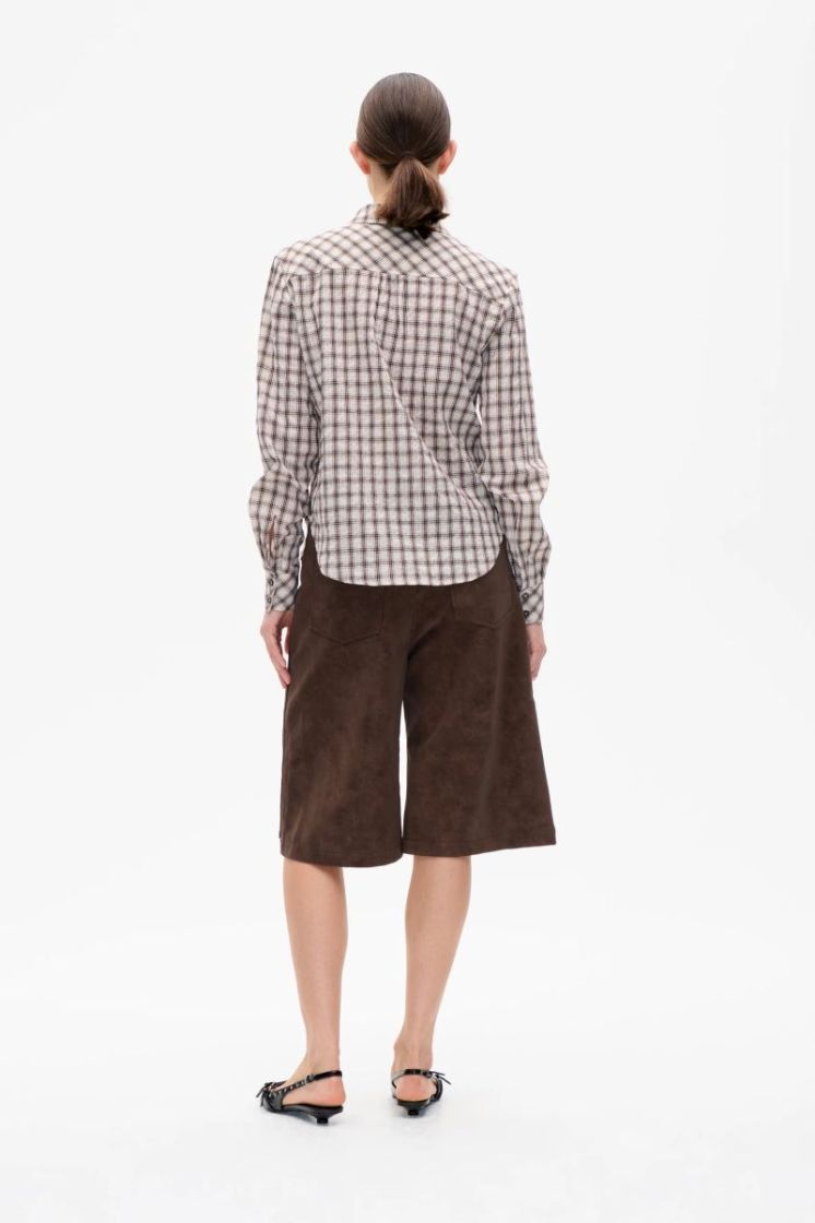 Mena C1425 Creme mini check