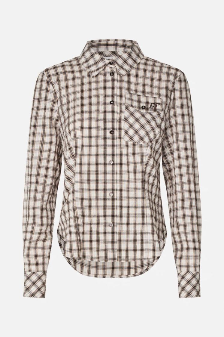Mena C1425 Creme mini check