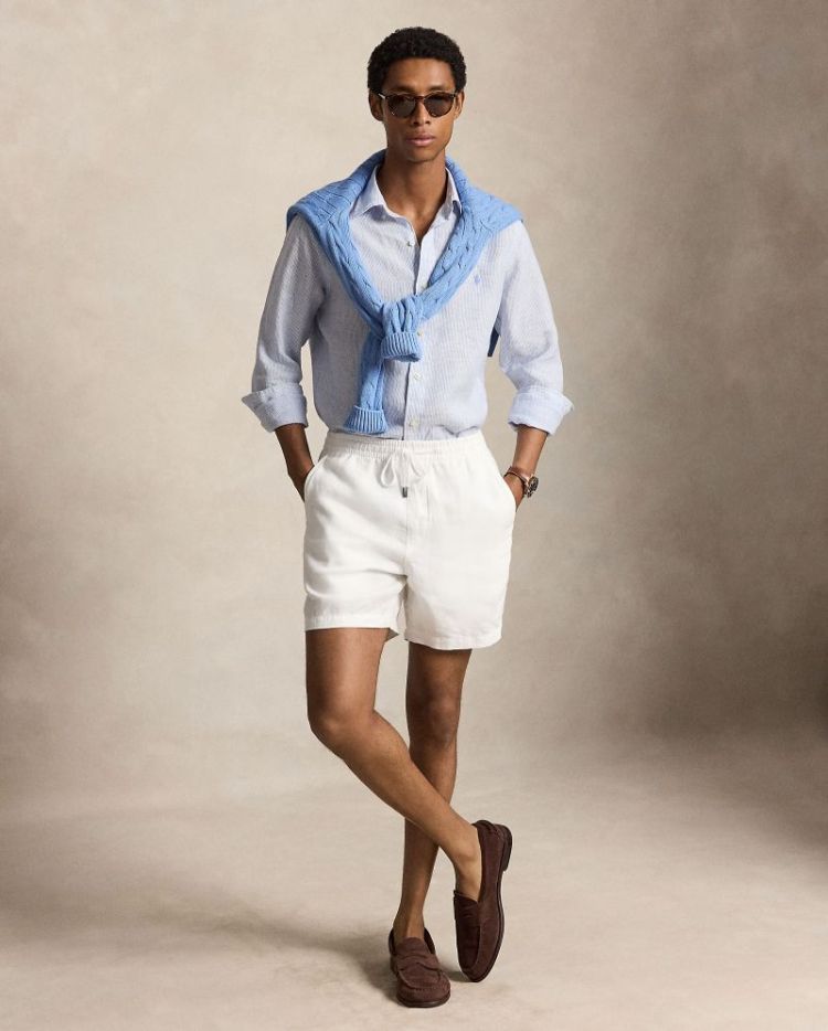 Piece Dyed Linen 002 CABANA BLUE