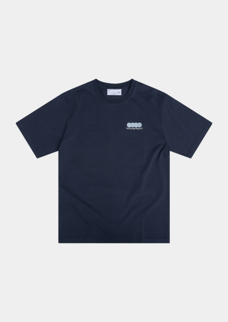 12 Dots tee navy