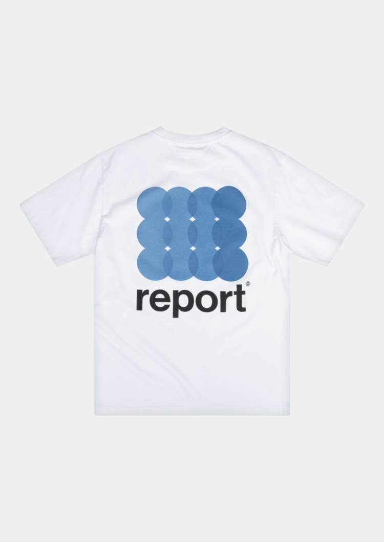 12 Dots tee White/blue