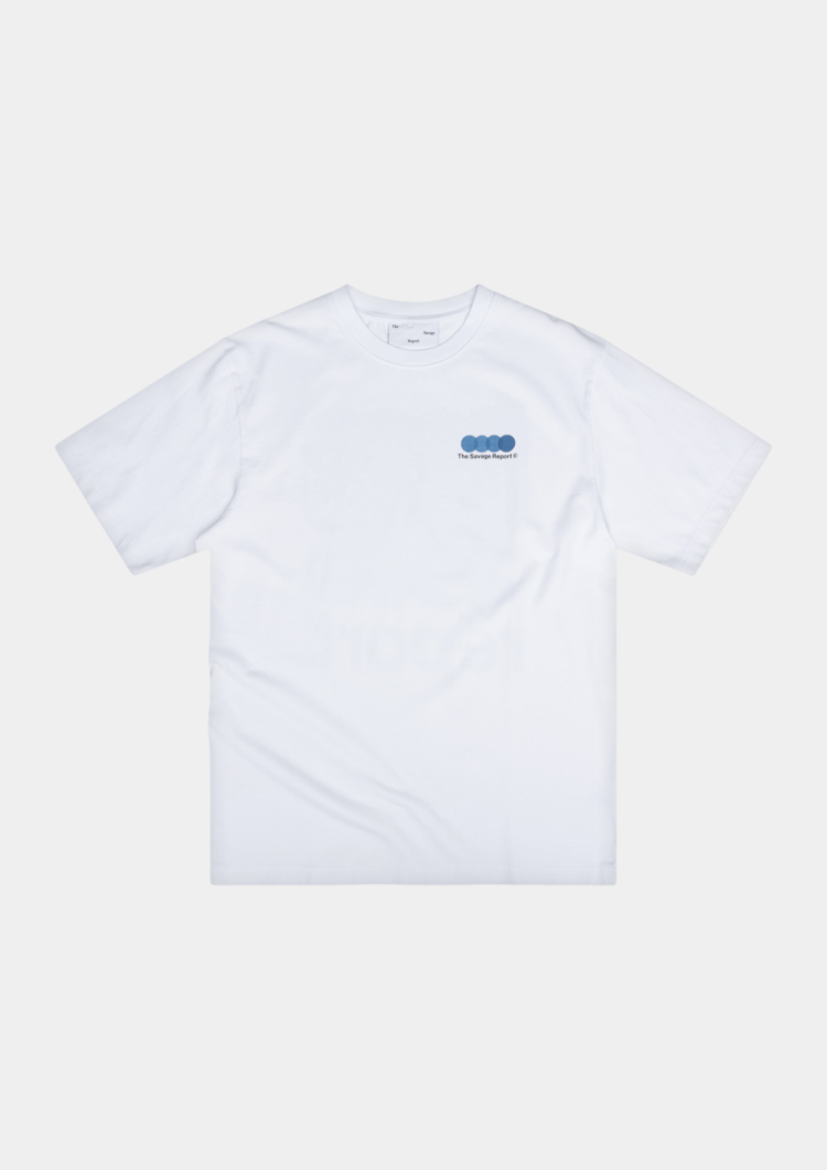 12 Dots tee White/blue