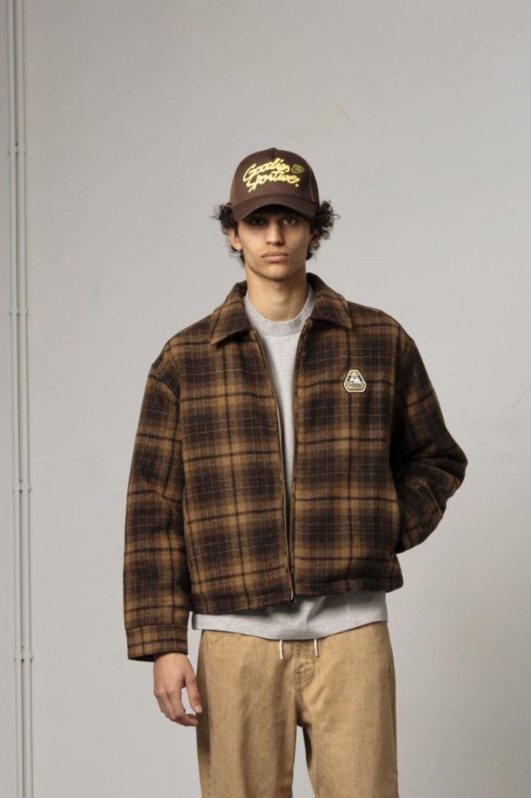 HIKER CHECKS OVERSHIRT BROWN