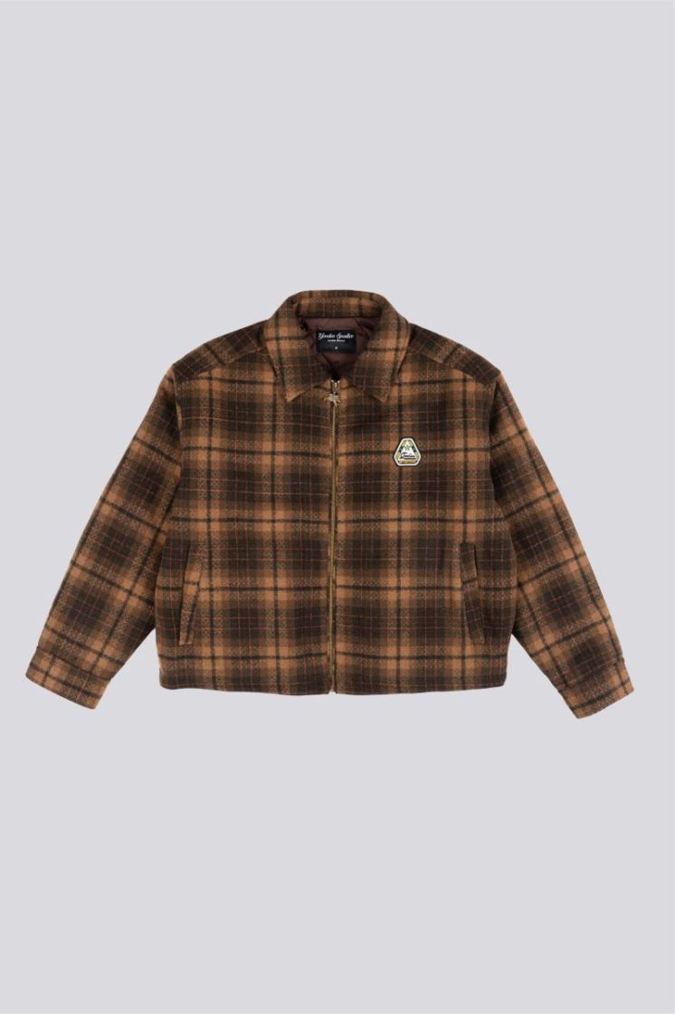 HIKER CHECKS OVERSHIRT BROWN