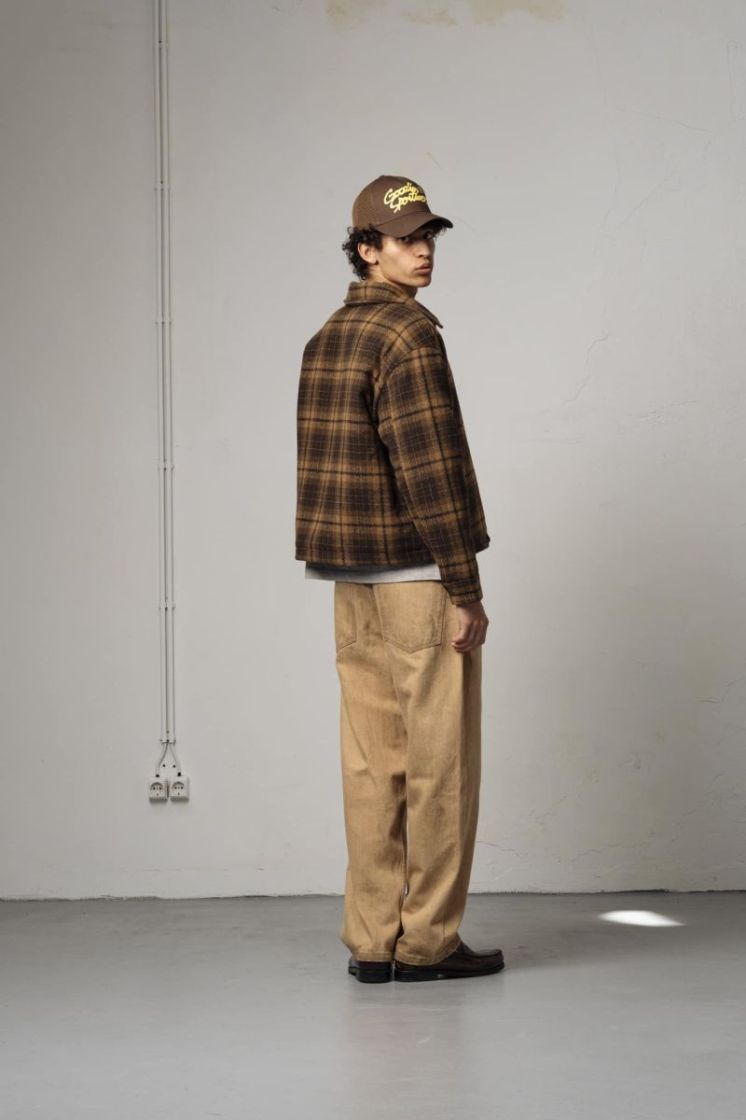 HIKER CHECKS OVERSHIRT BROWN