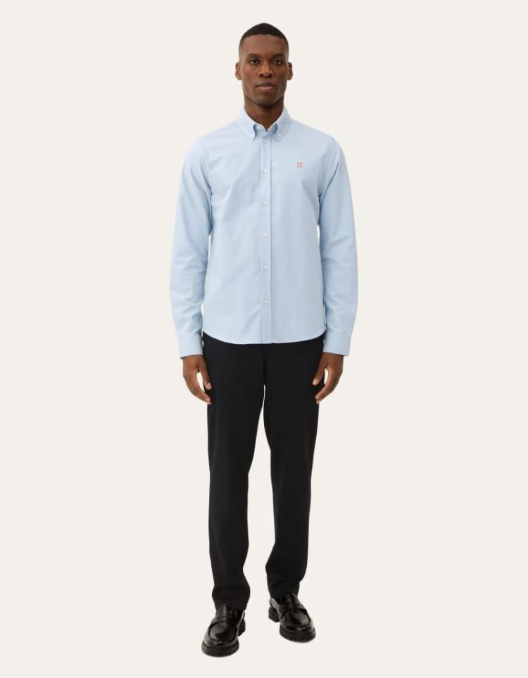 Konrad Contrast Oxford Shirt 410410 LIGHT BL