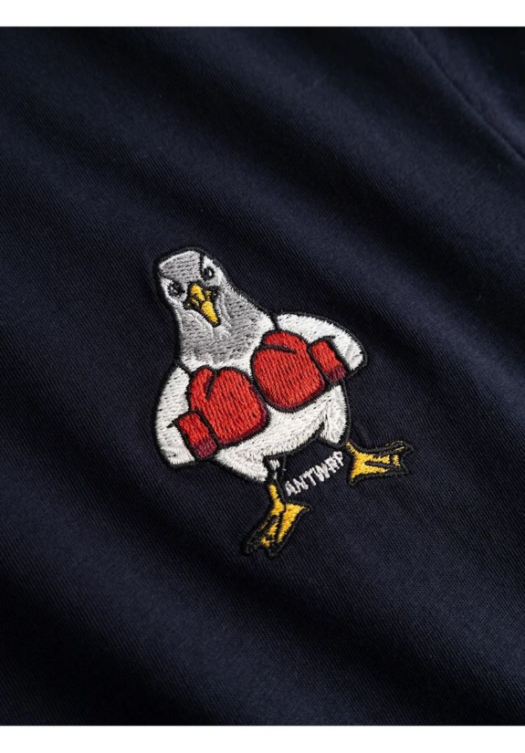 Boxing Pigeon Logo 407 - INK BLUE