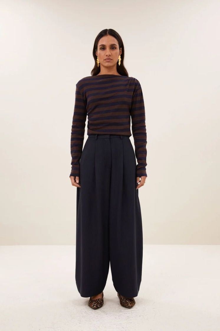 frida copper stripe pants copper stripe 1