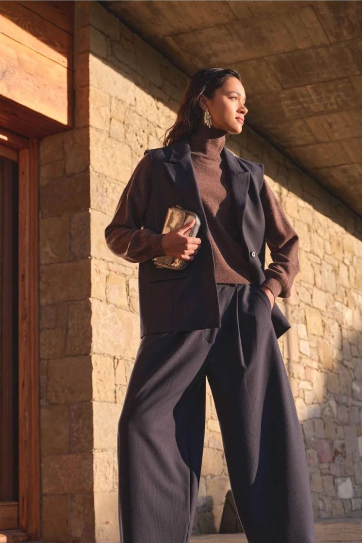 frida copper stripe pants copper stripe 1