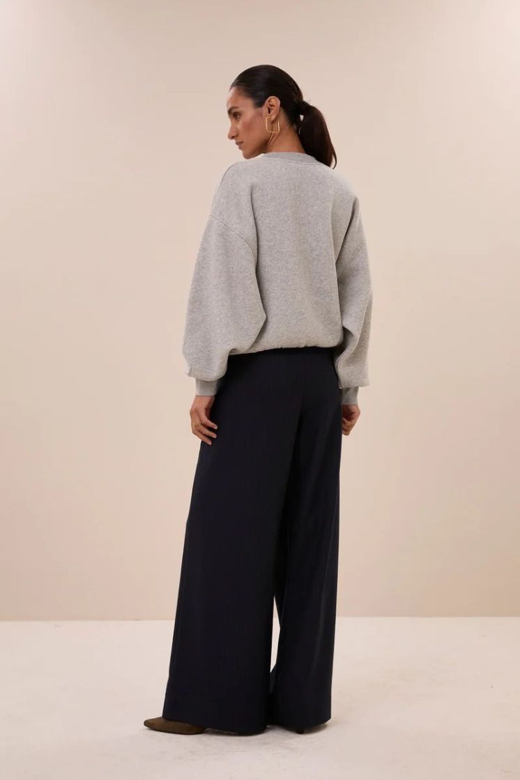 mimi sweater mid grey melee