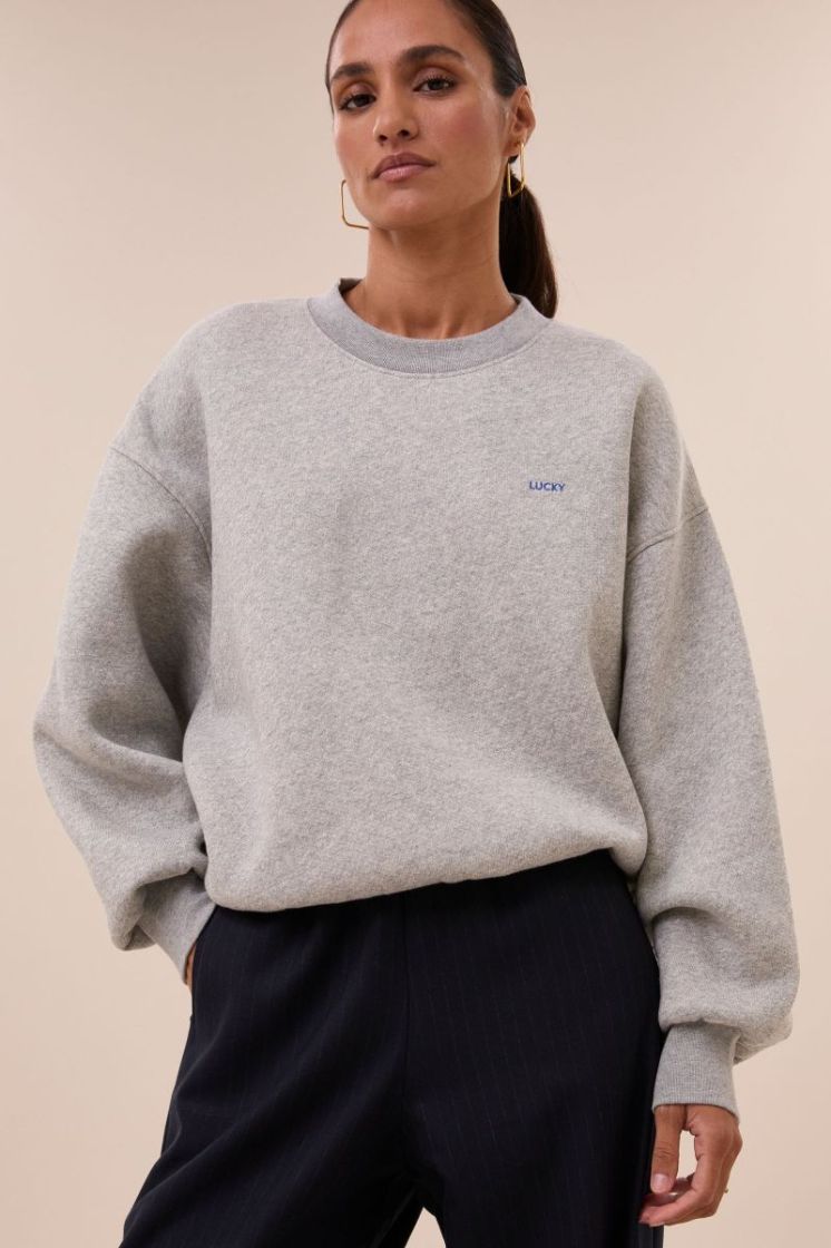 mimi sweater mid grey melee