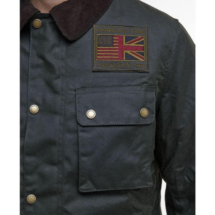 Workers Wax Jacket SOS - SG91 SAGE