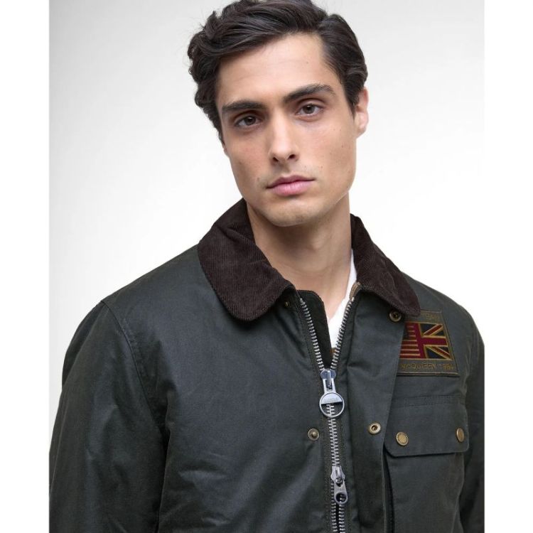 Workers Wax Jacket SOS - SG91 SAGE