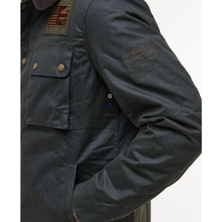 Workers Wax Jacket SOS - SG91 SAGE