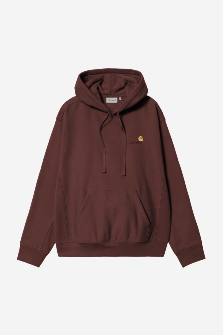 Hooded American Script Sweat 826XX Amarone