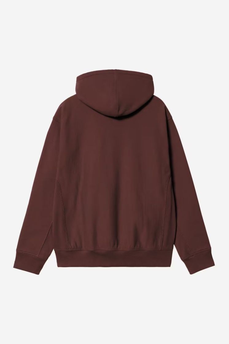 Hooded American Script Sweat 826XX Amarone
