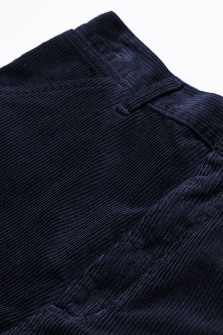 Simple Pant Corduroy 1C02 Dark Navy