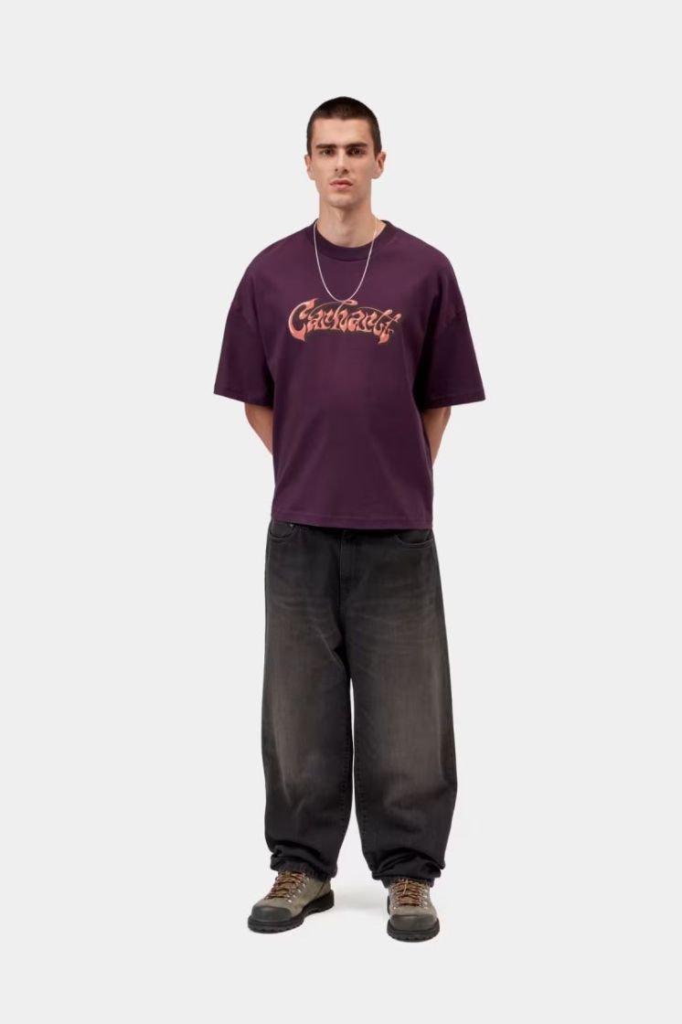 Aaron Pant 890R Black /tobacco used wash