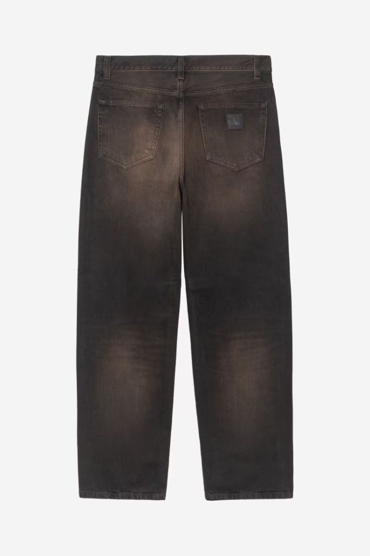Aaron Pant 890R Black /tobacco used wash