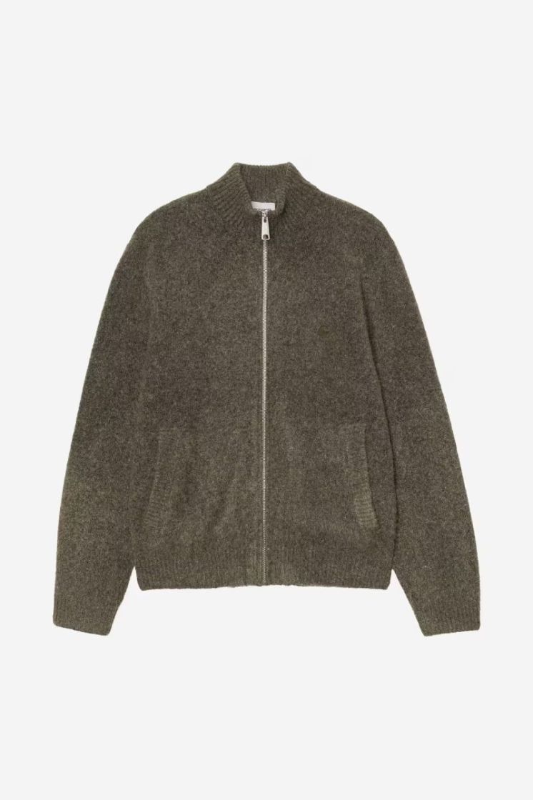 Curtis Sweater Jacket 3ZAXX Tangled Shungite