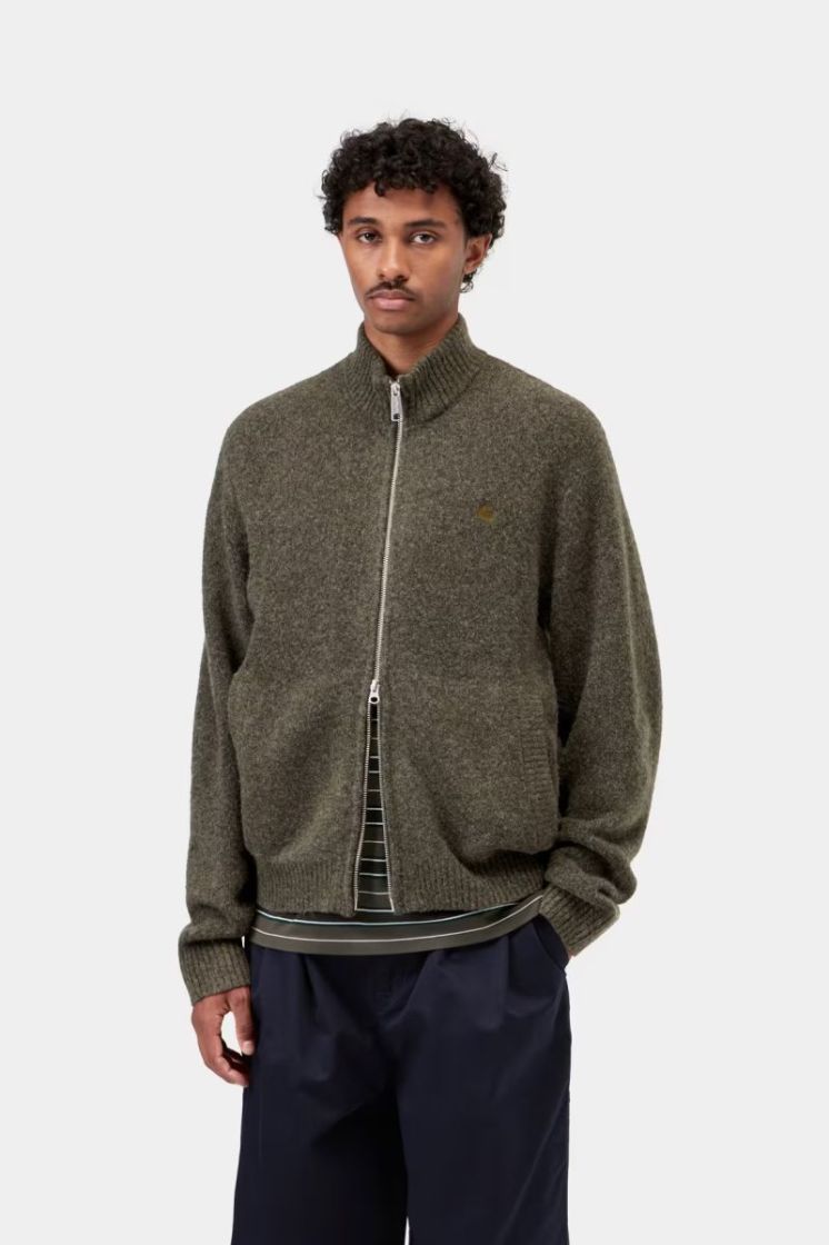Curtis Sweater Jacket 3ZAXX Tangled Shungite