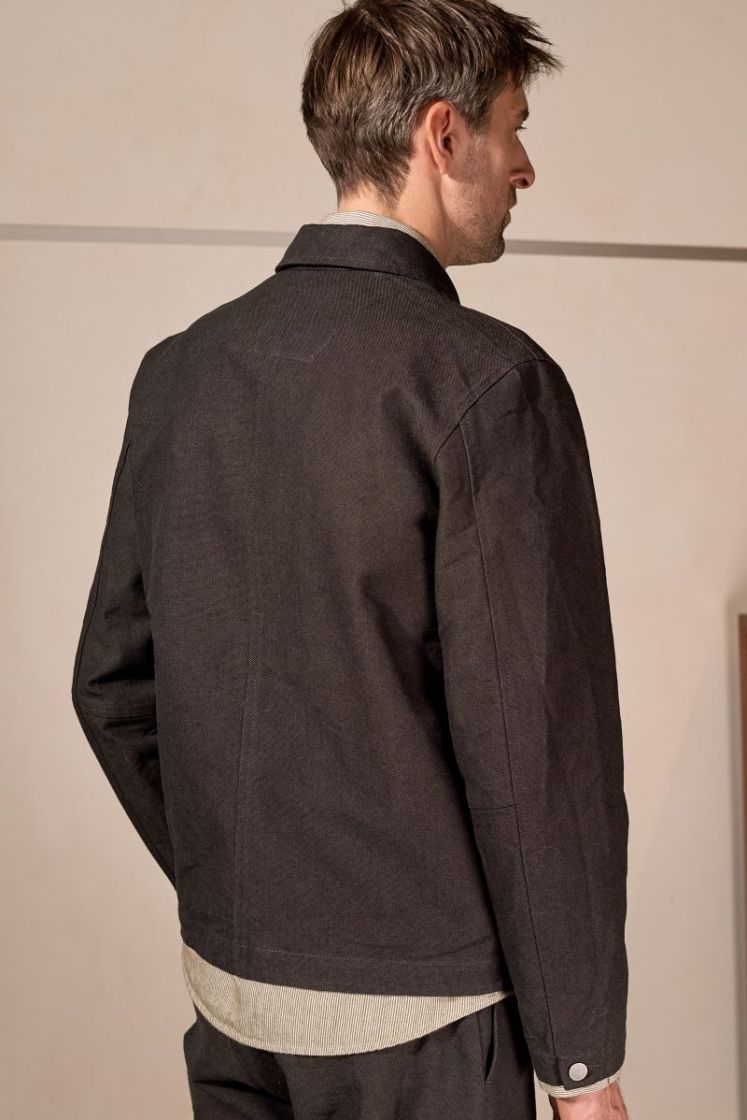 ASIR jacket (eco canvas 420g c coffee