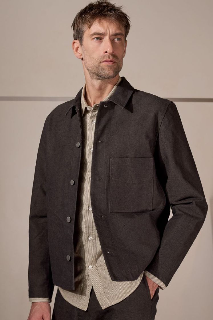 ASIR jacket (eco canvas 420g c coffee