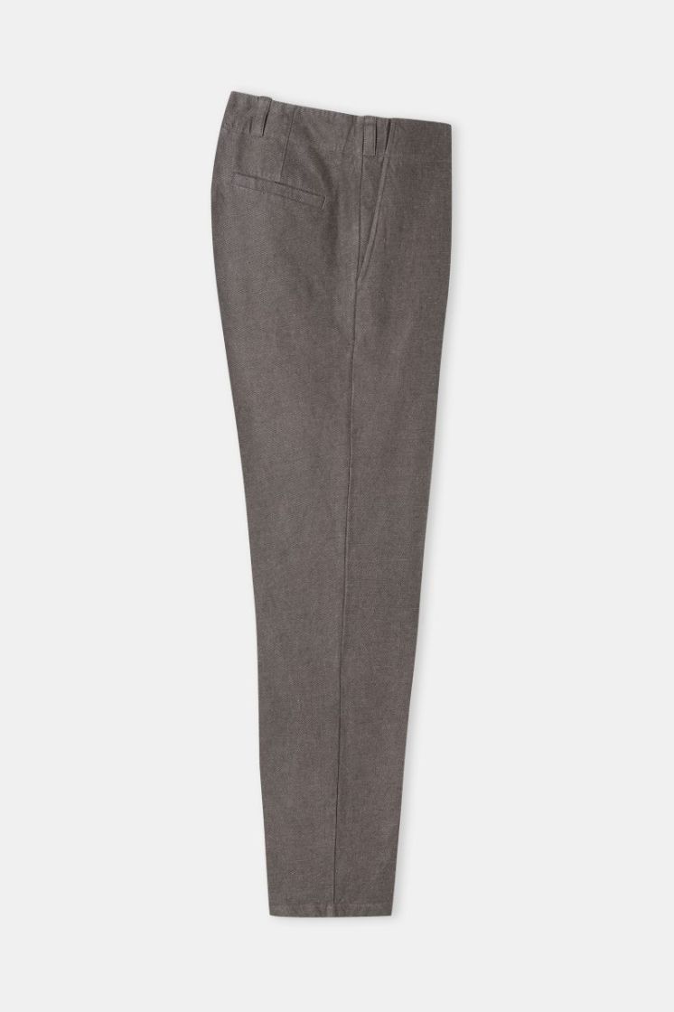 JOSTHA trousers (winter linen) taupe