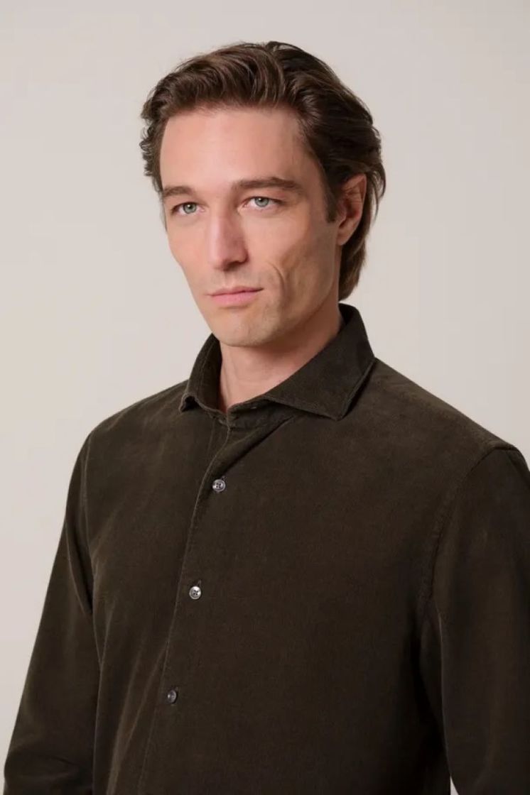 Shirt Cutaway Dark Green