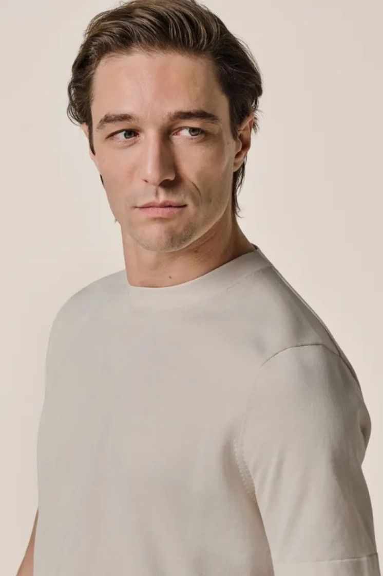 Aero Ease T-Shirt Crew Neck Raw White