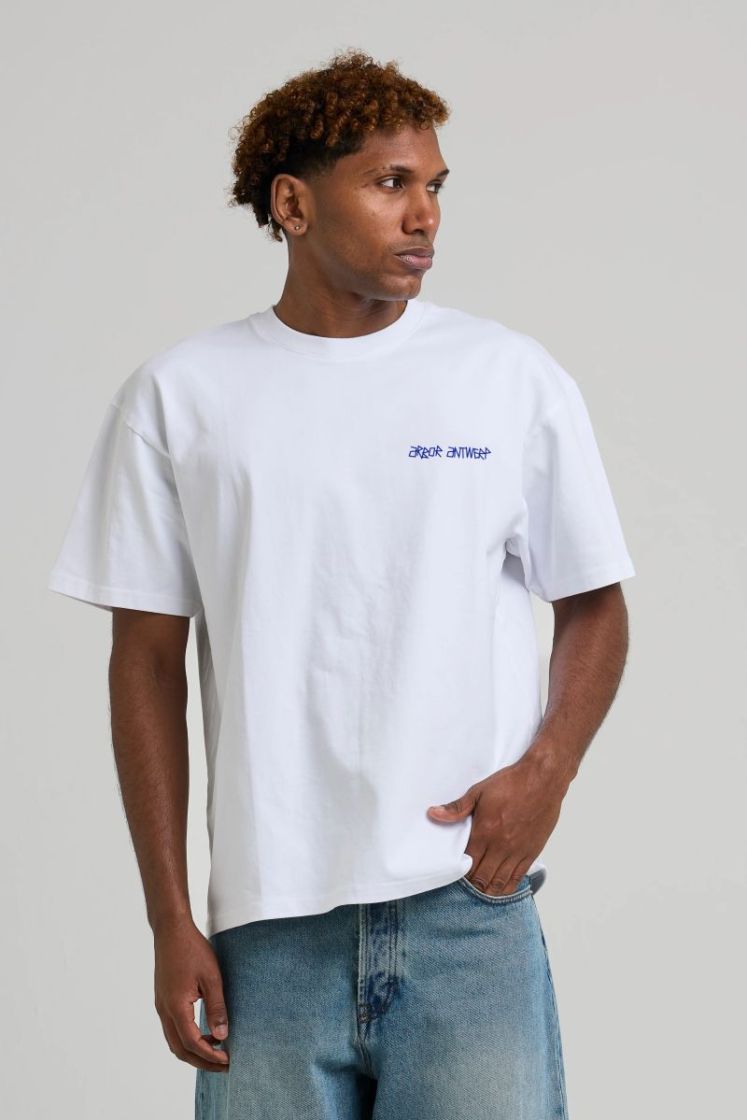 Triple Love T-shirt Blue White/blue