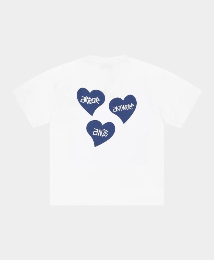 Triple Love T-shirt Blue White/blue